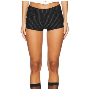 Superdown Baya Micro Mini Short in Black